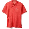 Tommy Bahama Palm Coast Isles Islandzone® Jacquard Performance Polo In Red