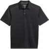 Tommy Bahama Palm Coast Isles Islandzone® Jacquard Performance Polo In Black