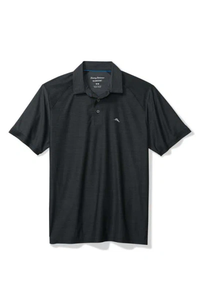 Tommy Bahama Palm Coast Pro Solid Polo In Jet Black