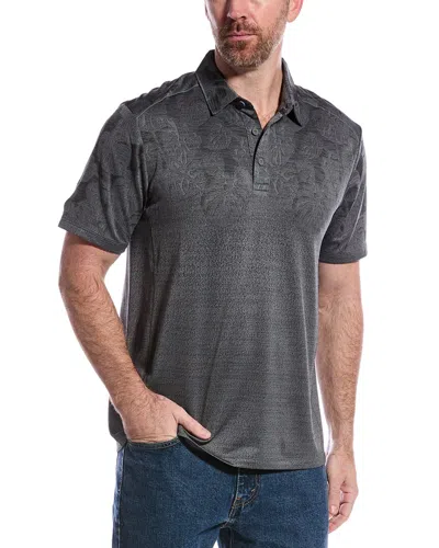 Tommy Bahama Palm Coast Tropic Fade Polo Shirt In Gray