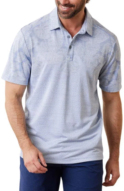 Tommy Bahama Palm Coast Tropic Fade Polo In Stonewash