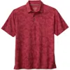 Tommy Bahama Palm Fresco Hibiscus Islandzone® Polo In Red