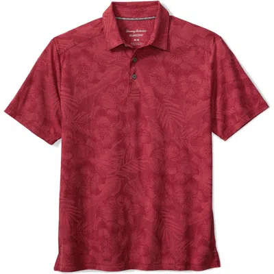 Tommy Bahama Palm Fresco Hibiscus Islandzone® Polo In Red