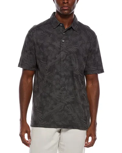 Tommy Bahama Palm Fresco Hibiscus Polo Shirt In Gray