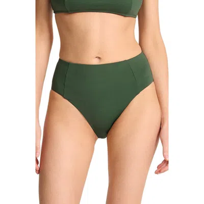 Tommy Bahama Palm Hipster Bikini Bottoms In Green