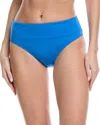 Tommy Bahama Palm Modern High-waist Bikini Bottom In Blue