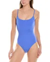 Shop Tommy Bahama Palm Modern Reversible Maillot One-piece In Blue