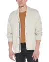 Tommy Bahama Palm Perfection Shawl Collar Cardigan In Beige
