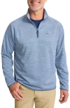 Tommy Bahama Palm Pro Islandzone® Performance Half Zip Pullover In Blue