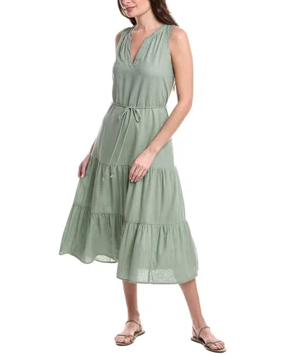 Tommy Bahama Palm Shores Linen-blend Sundress In Green