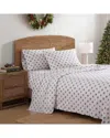 Tommy Bahama Palm Tree Trellis 100% Cotton Percale Sheet Set In White