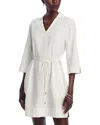 Tommy Bahama Palm View Linen Shift Dress In White