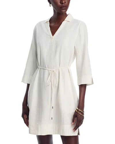 Tommy Bahama Palm View Linen Shift Dress In White