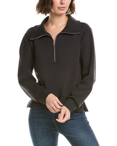 Tommy Bahama Palm Voyage 1/2-zip Sweatshirt In Black