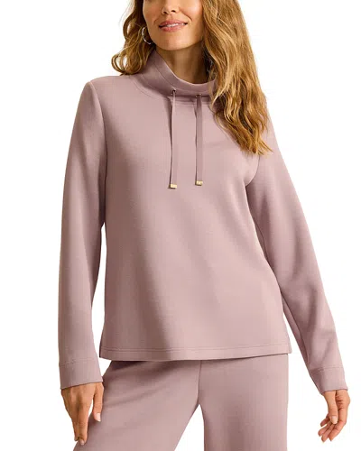 Tommy Bahama Palm Voyage Mock Neck Sweatshirt In Purple