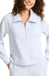 Tommy Bahama Palm Voyage Half Zip Pullover In Opal Surf