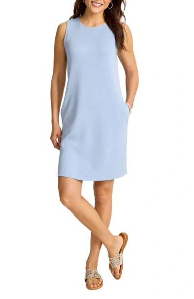 Tommy Bahama Palm Voyage Sleeveless Minidress In Blue