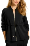 Tommy Bahama Palm Voyage Zip-up Jacket In Black