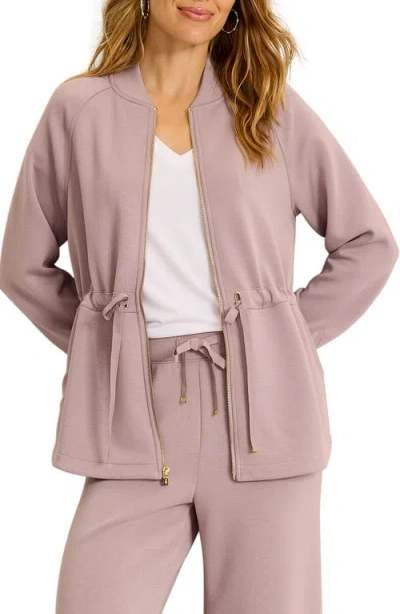 Tommy Bahama Palm Voyage Zip-up Jacket In Purple