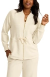 Tommy Bahama Palm Voyage Zip-up Jacket In White