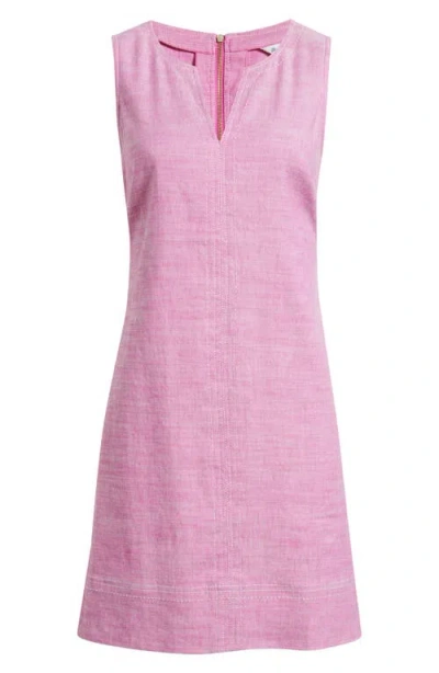 Tommy Bahama Palm-a-dora Split Neck Bay Shift Dress In Pink