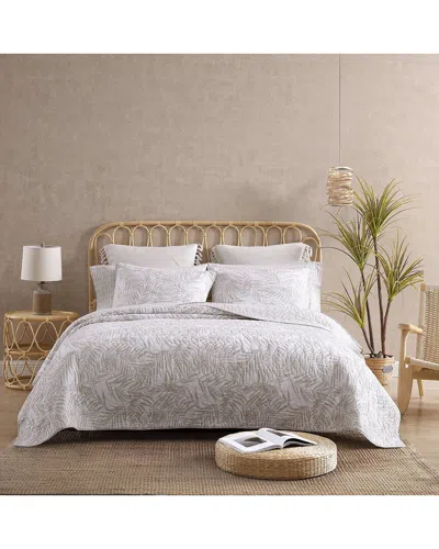 TOMMY BAHAMA TOMMY BAHAMA PALMDAY OF COTTON REVERSIBLE QUILT SET