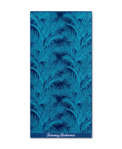 Tommy Bahama Palmette Yarn Dyed Beach Towel, 36" X 68" In Multi