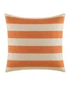Tommy Bahama Palmiers Cotton Canvas European Sham Bedding In Apricot