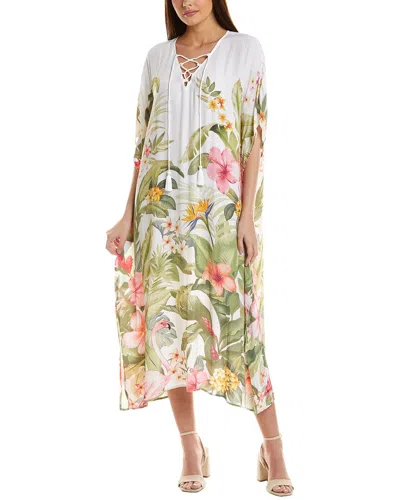Tommy Bahama Paradise Bird Lace-up Caftan