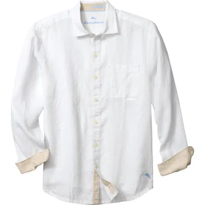 TOMMY BAHAMA TOMMY BAHAMA PARADISE BREEZER LINEN BUTTON-UP SHIRT