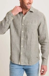 Tommy Bahama Paradise Breezer Linen Shirt In Brown