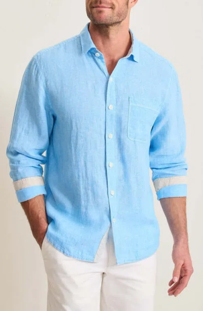 Tommy Bahama Paradise Breezer Linen Shirt In Blue