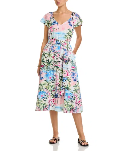TOMMY BAHAMA PARADISE SHORES MIDI DRESS