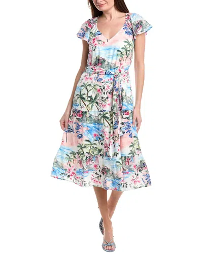 Tommy Bahama Paradise Shores Midi Dress In Multi