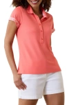 Tommy Bahama Paradise Piqué Knit Polo In Pure Coral