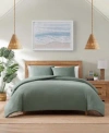 Tommy Bahama Paradisio Gauze Yarn Dyed 3 Pc. Comforter Set In Green