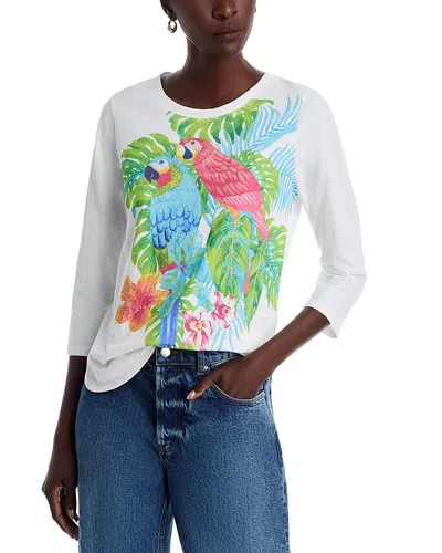Tommy Bahama Parrot Perfect Tee In White
