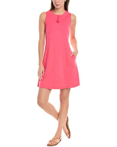 Tommy Bahama Pearl 1/2-zip Mini Dress In Orange