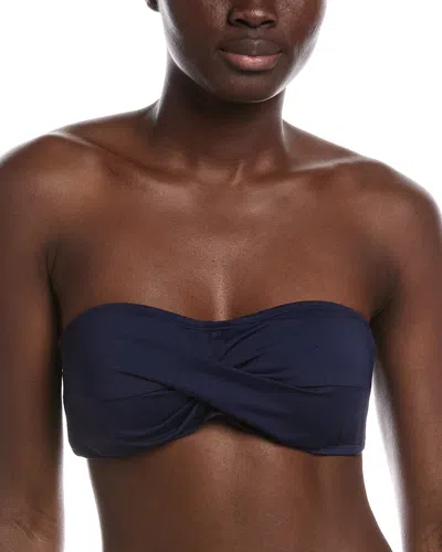 Tommy Bahama Pearl Bandeau Bikini Top In Blue