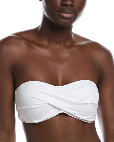 Tommy Bahama Pearl Bandeau Bikini Top In White