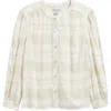 Tommy Bahama Pearl Beach Plaid Flannel Button-up Shirt In White