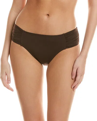 Tommy Bahama Pearl High Waist Side Shirred Bottom In Brown