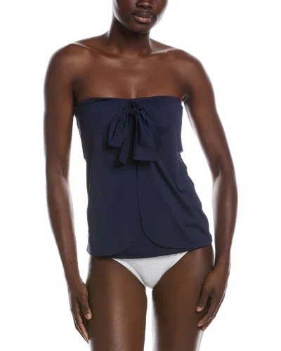 Tommy Bahama Pearl Sarong Wrap Bandini In Blue