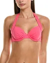 Tommy Bahama Pearl Underwire Full Coverage Bikini Top In Pink