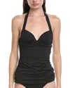 Tommy Bahama Pearl Underwire Full Coverage Tankini In Black