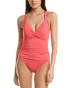 Tommy Bahama Pearl Underwire Twist Front One-piece