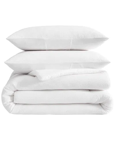 Tommy Bahama Pebble Texture Comforter Set In White