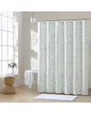 Tommy Bahama Pen & Ink Palm Cotton Blend Twill Shower Curtain