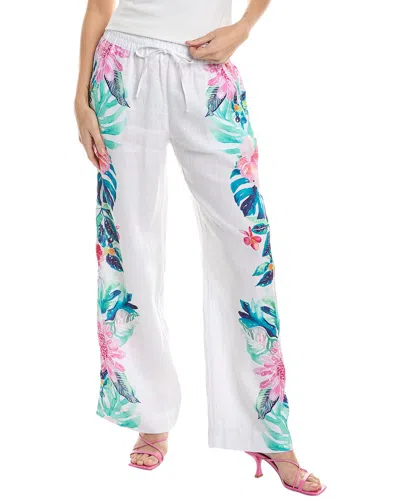 Tommy Bahama Perfectly Paradise Linen Easy Pant In White