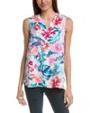 Tommy Bahama Perfectly Paradise Linen Top In White